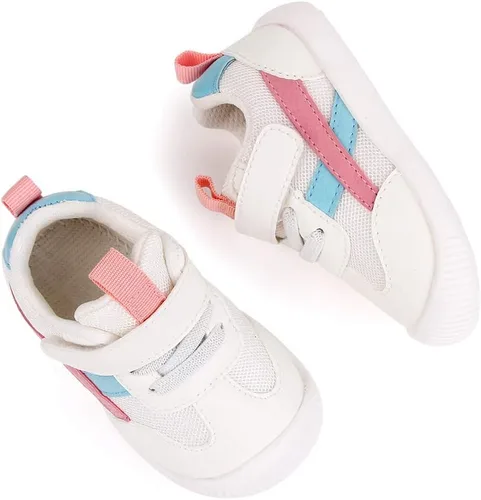 Vista 5 de Zapatos de bebé para niños y niñas, primeros caminantes, animales lindos, tenis para niños pequeños, suela de goma