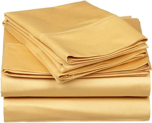 Vista 24 de Singh's Textiles Juego de sábanas de 700 hilos, 100% algodón egipcio, 4 piezas, se adapta a colchones de hasta 12 a 14 pulgadas de profundo bolsillo