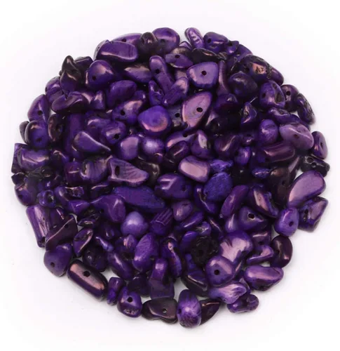 Vista 10 de 500 cuentas de piedra natural con virutas naturales, citrino de 0.317 a 0.315 pulgadas, piedras preciosas irregulares de cristal curativo, cuentas