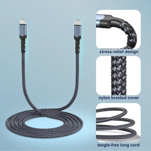 Vista 5 de Cargador de pared USB C, cargador súper rápido Excgood tipo C bloque de carga compatible con Galaxy S25 S24 S23 Ultra/S22/S21 FE 5G/S20