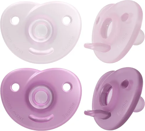 Vista 12 de Philips AVENT SCF099/41 - Chupón de corazón, azul/azul claro, 0 a 3 meses, paquete de 4