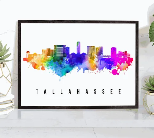 Vista 10 de Generic Póster de Albuquerque Skyline New Mexico, 12 x 18 pulgadas, perfecto para sala de estar, dormitorio, oficina