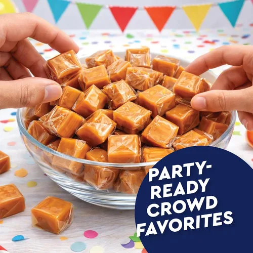 Vista 8 de Caramelos en forma de cubos de caramelo, bolsa a granel de 1 libra, envueltos individualmente, aproximadamente 75 unidades Soft, Chewy, Classic