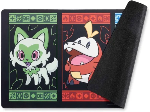 Vista 3 de Pokemon Centro: Pokemon TCG: Sprigatito, Fuecoco y Quaxly Playmat