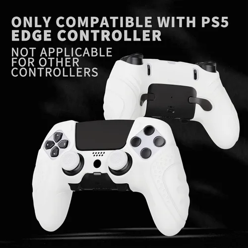 Vista 73 de PlayVital Guardian Edition Anti-Slip Ergonomic Silicone Cover Case for ps5 Edge Controller, Soft Rubber Protector Skin for ps5 Edge Wireless