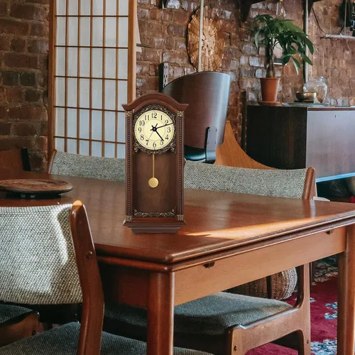Vista 5 de FOMIYES Reloj de pared de repuesto de péndulo, pieza de péndulo, mecanismo de reloj, accesorio de repuesto para reloj de pared, kit de reparación