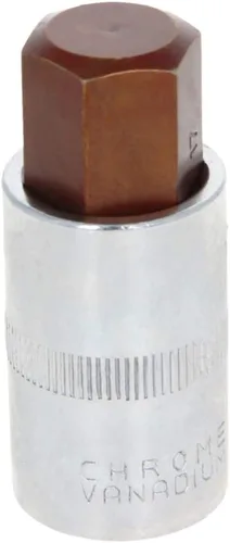 Vista 28 de Utoolmart 1/2" Drive x 0.551 in largo Hex Bit Socket, métrico, S2 y Cr-V acero 1pcs