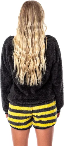 Vista 2 de Harry Potter - Conjunto de pijama para mujer, suéter y pantalones cortos, para todas las casas