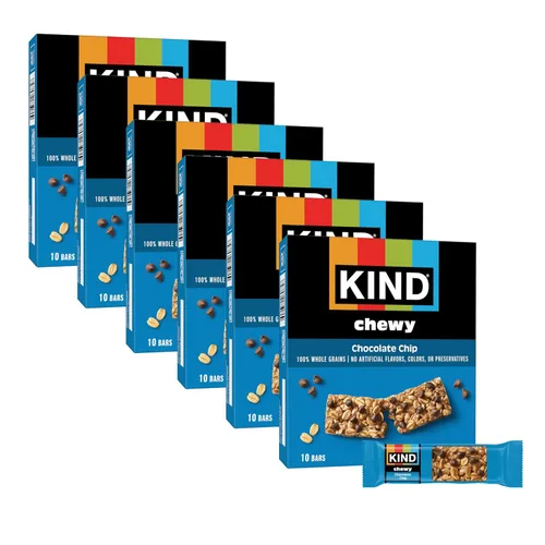 Vista 6 de KIND Barra masticable de granola, chispas de chocolate, 10