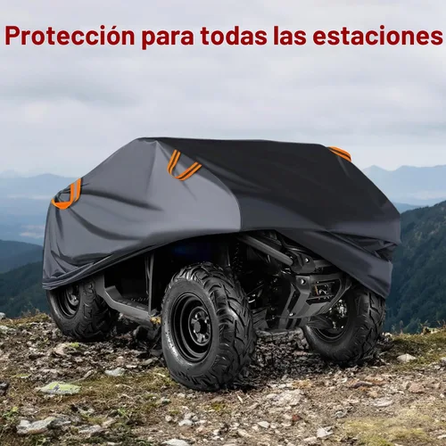 Vista 7 de Puroma Cubierta para ATV, L 78.7'' Impermeable para Exteriores Resistente 4 Ruedas Quad a Prueba de Todo Clima Protección UV para Polaris