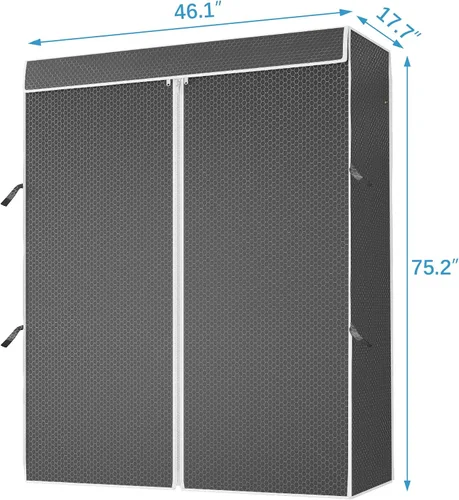 Vista 6 de VIPEK Funda solo para perchero V2/V2S/V7/R4/R3 Plus, cubierta de tela de poliéster con cremallera a prueba de polvo, resistente, resistente a