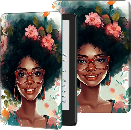 Vista 20 de Rossy Funda para Kindle de 10ª generación 2019, delgada, de piel sintética, ajustable, Smart Cover con encendido y apagado automático para Kindle