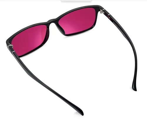 Vista 3 de Pilestone TP-032 Lens B - Gafas para daltónico de color estilo delgado para uso en interiores y exteriores fuertes/severos