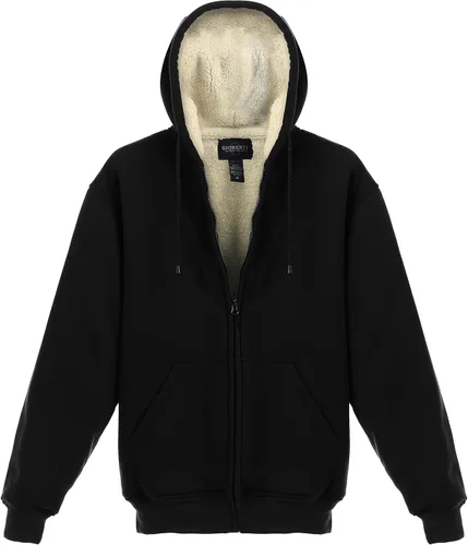 Vista 5 de Gioberti Chaqueta con capucha de forro polar pesado para hombre