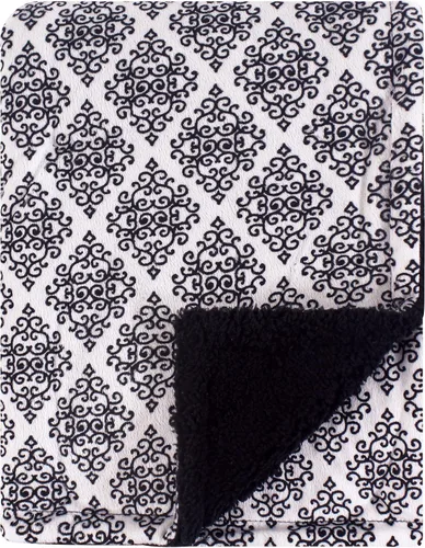 Vista 12 de Hudson Baby Manta unisex de felpa de visón y sherpa para bebé, abstracta, talla única Abstracto