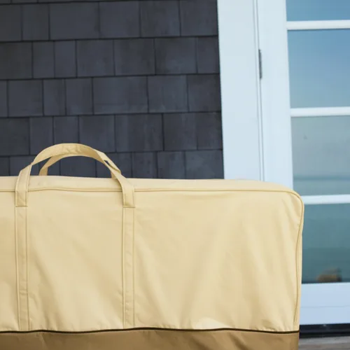 Vista 4 de Classic Accessories Veranda - Bolsa de almacenamiento resistente al agua de 45.5 pulgadas para cojines y fundas de patio, fundas para muebles
