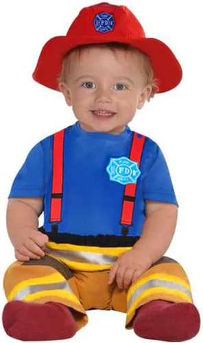Vista 2 de Disfraz de Halloween para bebé niño recién nacido uniforme con sombrero
