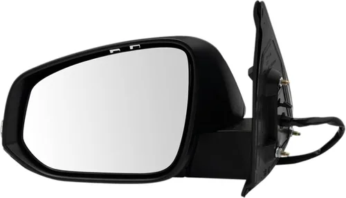 Vista 41 de TRQ Espejo plegable con calefacción eléctrica del lado del conductor con indicador de punto ciego pintura a juego negro liso compatible con Kia