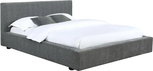 Vista 4 de Coaster Home Furnishings Gregory - Cama de plataforma tapizada grafito