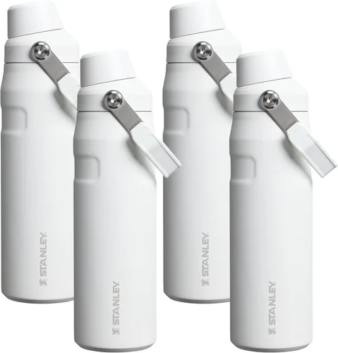 Vista 85 de STANLEY - Botella de agua IceFlow Flip Straw 2.0 con pajilla abatible, abertura más grande, acero inoxidable aislado, sin bisfenol A, 16 onzas