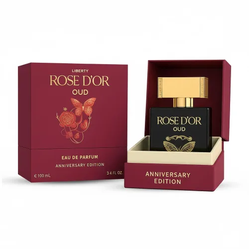 Vista 10 de Liberty Oud Eau de Parfum para hombre, 3.4 onzas, edición de aniversario Magnifique, perfume de lujo Oud, regalo premium para hombres, frescura