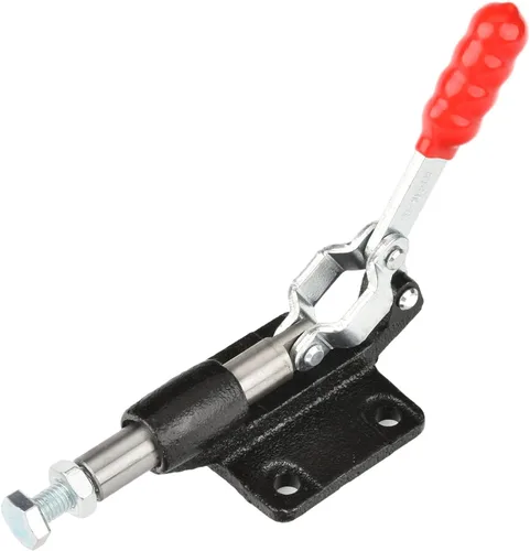 Vista 18 de Utoolmart Abrazadera de palanca ajustable, botón de liberación rápida, abrazadera de palanca de acción de empuje de tracción de 99 libras