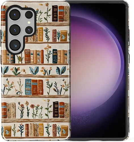 Vista 100 de Funda compatible con Samsung Galaxy S23, funda híbrida de protección rígida de 2 capas, a prueba de golpes, funda protectora resistente para Lata