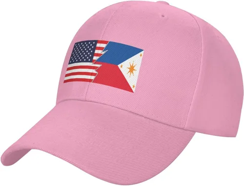 Vista 11 de Flag of Negros Republic and America Baseball Cap for Men Women Hat Adjustable Solid Color Trucker Hats