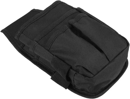 Vista 6 de Riñonera para herramientas de electricista, bolsa de herramientas de electricista de poliéster 600D, cinturón ajustable, bolsa de herramientas