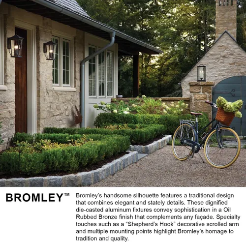 Vista 7 de Hinkley Bromley Collection - Linterna pequeña de pared LED de 4 W, color negro museo