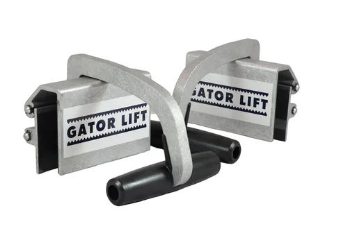 Vista 8 de transportador de paneles de madera contrachapada de 0 a 1 1/8 de pulgada, con agarradera de metal de alta resistencia, transportador manual