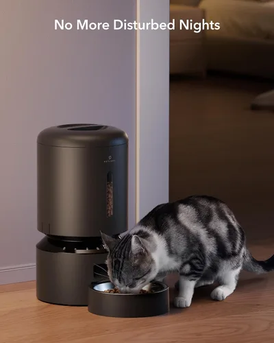 Vista 5 de PETLIBRO - Comedero automático para gatos, dispensador automático de comida para perros con preservación de frescura, comederos programables