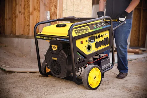 Vista 15 de Champion - Generador portátil de 16,875 vatios de arranque eléctrico