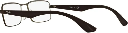 Vista 5 de Ray-Ban RX6332 - Marco rectangular para lentes recetados para hombre, bronce mate, 2.165in, Metálico Mate, 55 mm