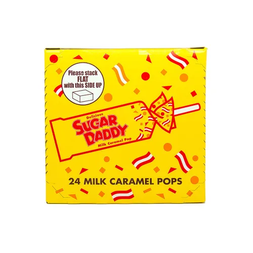 Vista 4 de Sugar Daddies - Paletas de caramelo de leche, 40.57 oz, 24 unidades (paquete de 1)