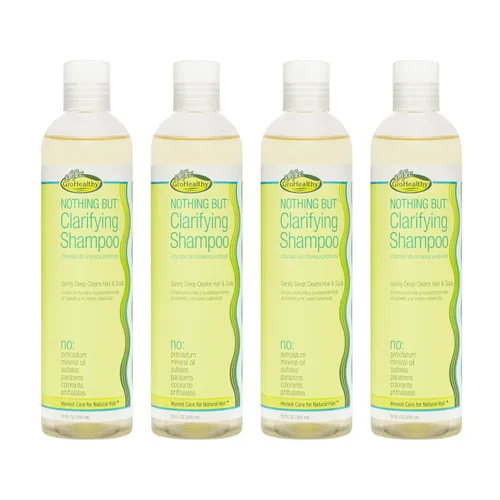 Vista 10 de Champú clarificante sin sulfato desintoxicante para cabello natural, champú para el cabello, elimina la acumulación, 12 onzas, paquete de 1