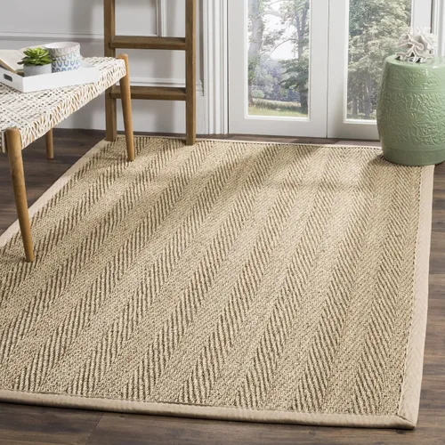 Vista 30 de Safavieh Colección de fibra natural NF115P - Alfombra (fibra natural), color gris, Fibras naturales