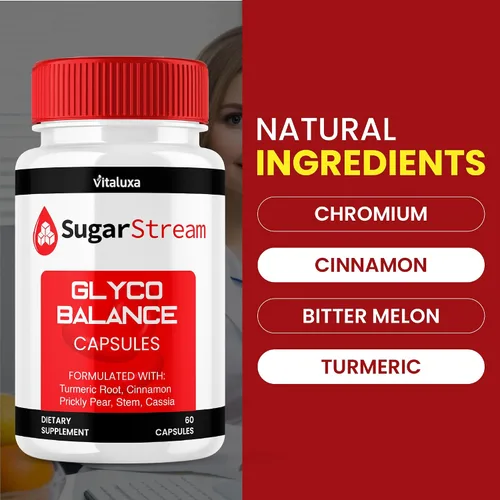 Vista 3 de SugarStream - Cápsulas de Sugar Stream, pastillas de suplemento de apoyo a la salud sanguínea SugarStream Balance, cápsulas avanzadas de fórmula