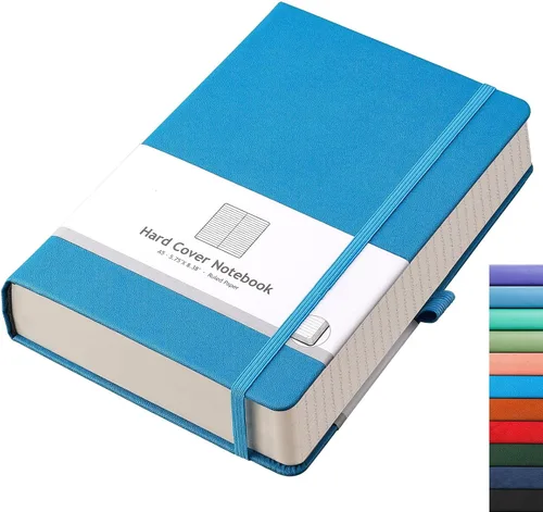 Vista 9 de AHGXG Cuaderno universitario rayado A4 - Cuaderno en blanco A4 extragrande con líneas - 320 páginas de diario grueso para escribir, papel grueso