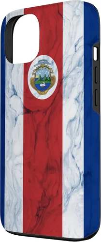 Vista 14 de Bandera de Costa Rica y fondo elegante - Funda del orgullo costarricense para iPhone 17