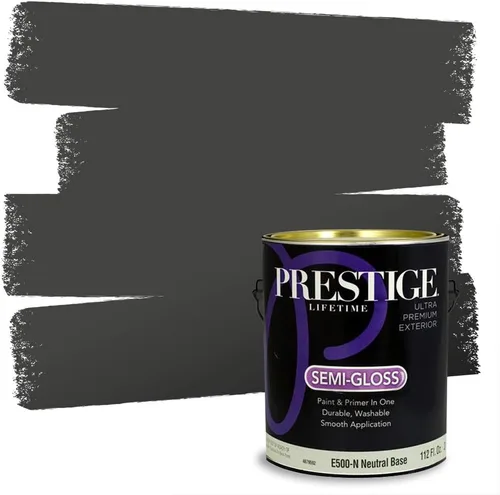 Vista 58 de Prestige Paints - 2 en 1, pintura base y pintura de exterior, P400-D-SW7053