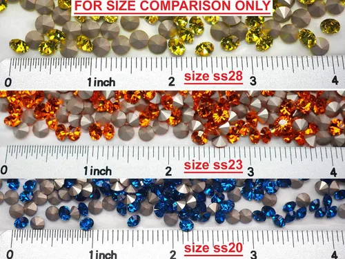 Vista 4 de Tanzanite, Preciosa genuino checo Maxima chatones de espalda puntiaguda en tamaño ss23 (0.205 in, 0,2 pulgadas), 72 piezas, plateado laminado, P619