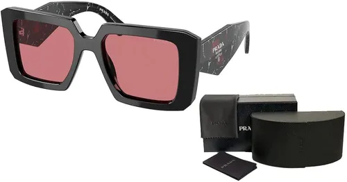 Vista 3 de Prada PR23YS CONCEPTUAL Rectangle Sunglasses For Women+ BUNDLE With Designer iWear Eyewear Kit