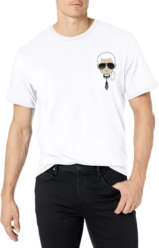 Vista 8 de Karl Lagerfeld Camiseta clásica Karl Character para hombre Negro