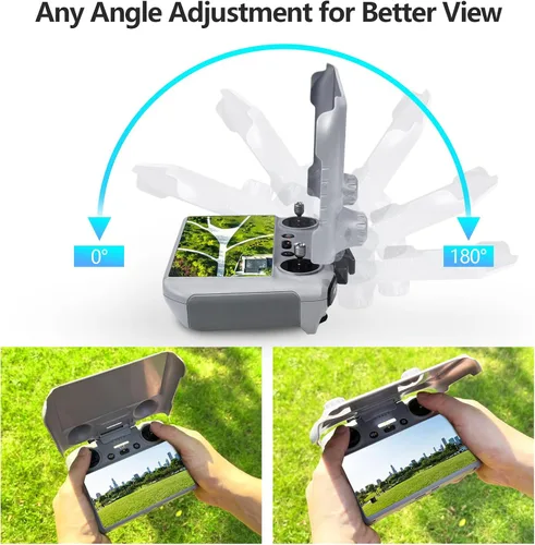 Vista 4 de FPVtosky Parasol 2 en 1 Lito X1/Mini 5/4 Pro RC 2 y cubierta protectora RC2, protector de pantalla para DJI Avata 360 /Air 3S/Mini5/4 Pro RC2