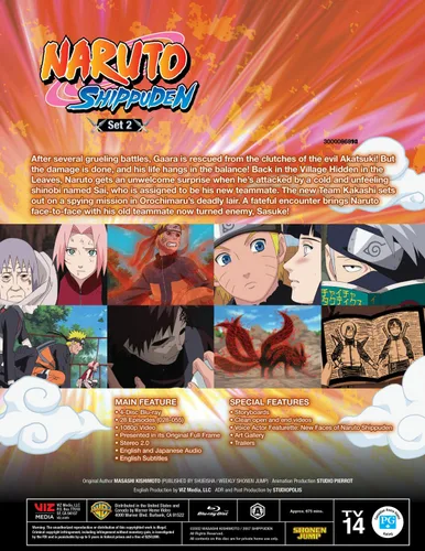 Vista 3 de Naruto Shippuden Set 2 Blu-ray