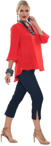 Vista 4 de Lior paris Sidney Denim Capri en el famoso Sasha Fit