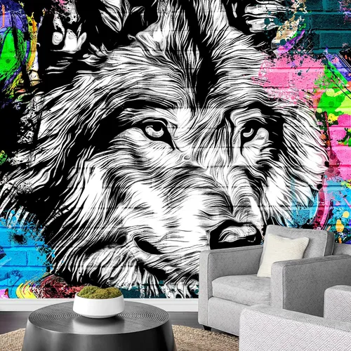 Vista 33 de wall26 - Pintura de arte abstracto marrón y beige - Mural de pared extraíble Papel pintado autoadhesivo grande - 66x96 pulgadas