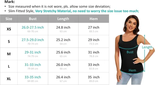 Vista 8 de MadHeart Camiseta básica ajustada sin mangas para mujer, atlética, ligera, para yoga