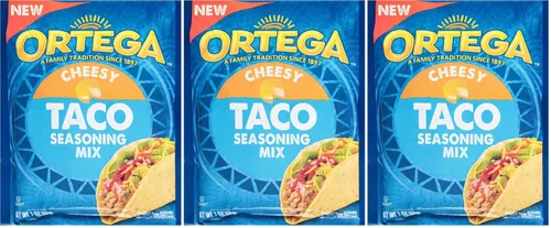 Vista 13 de Ortega Mezcla de condimentos, condimento de tacos con queso, 1 onza